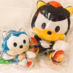 SONIC＆FRIENDS ソニック＆フレンズ マスコット ぬいぐるみ　シャドウのサムネイル