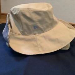美品 バーバリー リバーシブル*帽子/ハット チェック/マーク入り
