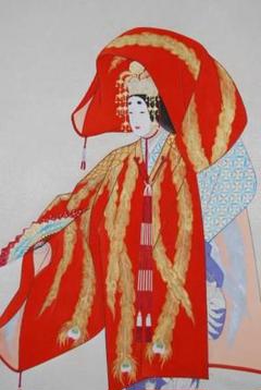 真作/喜一/羽衣図/桐共箱/布袋屋掛軸HB-162 真作/喜一/羽衣図/桐共箱/布袋屋掛軸HB-162 - メルカリ