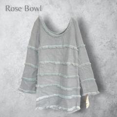 新品　【ROSE BOWL ローズボール】　フリンジミニワンピース　洗える