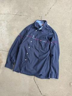 デザイン◎ 90's tommy jeans vintage shirt usa
