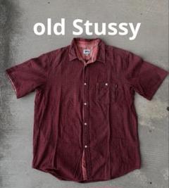 90s OLD STUSSY チェックシャツ USA製