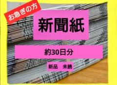 ３０日分　新聞紙　まとめ売り　新品　未読　古新聞　ペットシートのサムネイル