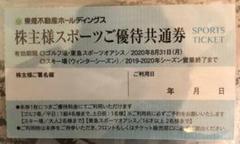 東急不動産 優待券 1枚 ウィンター スポーツ スキー ニセコ ハンタマ 割引券