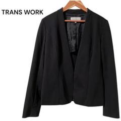 【未使用】TRANCE WORK ノーカラージャケット&パンツ ブラック it-654777efea9fa-1200.jpg