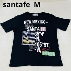 【Santafe】 サンタフェ 半袖 Tシャツ　肉厚刺繍ロゴ M 超美品