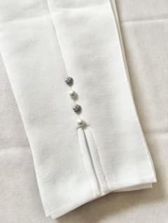 新品同様♡Reneルネ♡カメリアボタン付き　ニットパンツ　ホワイト 新品同様♡Reneルネ♡カメリアボタン付き ニットパンツ ホワイト