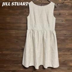 ♦︎【ジルスチュアート】JILL STUART ノースリーブひざ丈ワンピース M