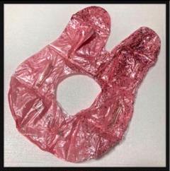 ꒰未使用꒱お子様用 持ち手付きうさぎモチーフ きらきら 浮き輪 ピンク系夢可愛い