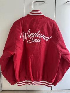 Wind and Sea スタジャン Mサイズ レッド