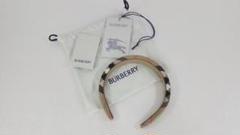 ★きなこもちまきあんこいり★BURBERRYカチューシャ 大人もOK! バーバリー ヴィンテージチェック カチューシャ