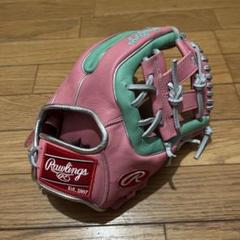 ミ*ん様 Rawlings 軟式グローブ ピンク/ミント