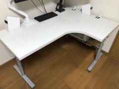 テーブル　L字　ニトリ　ホワイト　L字デスク　ゲーミングデスク　オフィステーブル