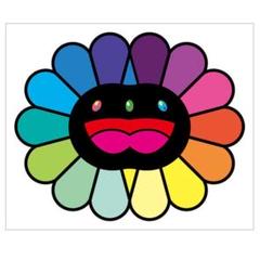 村上隆 版画 Multicolor Double Face: Black