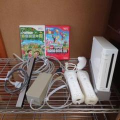wii 本体　ソフト2つ　コントローラー3つ 楽天市場】Wii 本体 リモコン1個 すぐ遊べるセット(シロ) GC純正