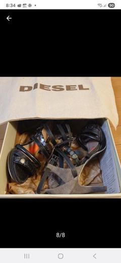 DIESEL ディーゼル クリアヒール クリスタル メッシュ サンダル 2025年最新】ディーゼル サンダルの人気アイテム - メルカリ