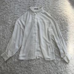 ✨美品✨セオリーリュクス　21年モデル　ブラウス　とろみ　アイボリー　36 ✨美品✨セオリーリュクス 21年モデル ブラウス とろみ