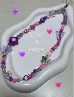 ビーズストラップ 携帯ストラップ♡