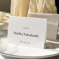 ˗ˏˋ NEW ˎˊ˗　席札_21　ウェディング　結婚式　席札