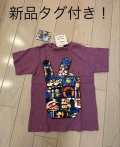 【新品タグ付き】ムチャチャ∕ peaceTEE∕100~110cm∕パープル∕