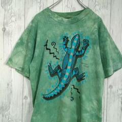 ヴィンテージ Tシャツ シングルステッチ グッドデザイン♪ タイダイ柄 カナダ製