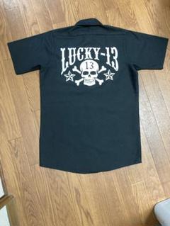 LUCKY-13(RED KAP since1923)半袖ワークシャツ ブラック