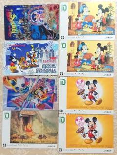 ディズニー イオカード & テレフォン カード 6種類8枚セット