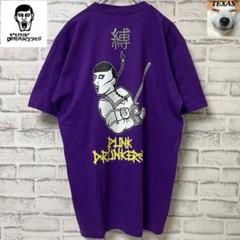 美品！ PUNK DRUNKERS 縛り Tシャツ インパクト大！