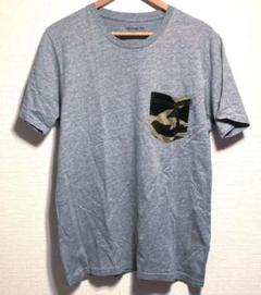 【美品】Carhartt WIP 杢グレー 迷彩 カモフラ ポケット半袖Tシャツ
