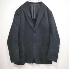 UNIQLO　 テーラードジャケット　Ｌ　ダークグレー　綿100%　メンズ