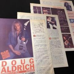 ◇大感謝祭! ダグ・アルドリッチ＆レブ・ビーチ 直筆サイン