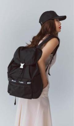 SMART FLAP BACKPACK2 ビターブラック レスポートサック リュックSMART FLAP BACKPACK2ビターブラック