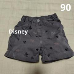 ★Disneyの夏★ミッキーマウス柄 ハーフパンツ グレー　90