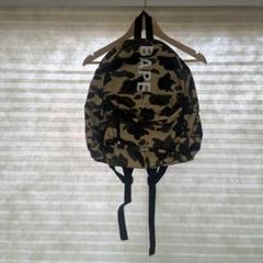 A Bathing ape ナイロン バックパック 迷彩 アベイシングエイプ カモフラ柄 リュック 迷彩 バックパック