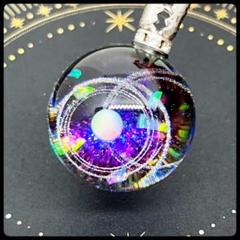 【ハンドメイド】141.宇宙玉チャーム　23mm