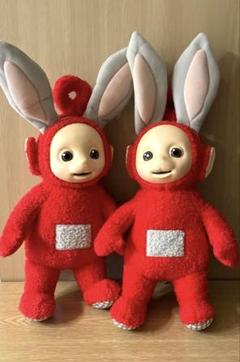Teletubbies テレタビーズ うさ耳BIGぬいぐるみ（ポー）2個