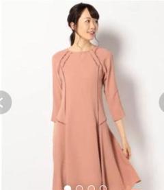 ほぼ新品 ICB 定価33000円 ピンク 高級 テロテロワンピース サラサラ