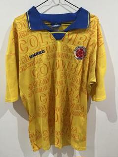 サッカー　アンブロ ヴィンテージ　ユニフォーム　ウェア コロンビア代表　90s サッカー アンブロ ヴィンテージ ユニフォーム ウェア
