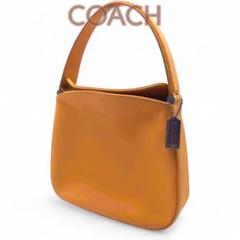 【お値下げ】COACHコーチ　オールレザーハンドバッグ　キャメルカラー 2025年最新】coach キャメルの人気アイテム - メルカリ