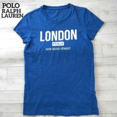 POLO RALPH LAUREN Tシャツ カットソー半袖 小さめブルー系XS