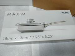 新品未使用マイヤーマキシム SS 蓋付エッグパン 18cm マイヤー マキシム エスエス 蓋付エッグパン 18cm – MEYER