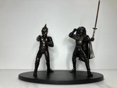 ライオン丸とスペクトルマンのブロンズバージョンのディスプレイセット　ヒーロー伝説