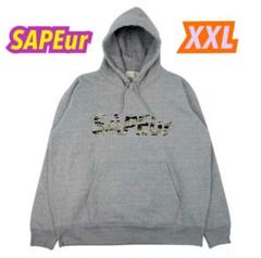sapeur パーカー xxlの中古/未使用品 - メルカリ 激安特売品 《おまとめ2着》サプール グレー デカロゴ XL SAPEur☆パーカー パーカー