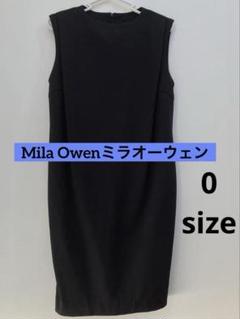 ✨ 【Mila Owenミラオーウェン】黒ノースリーブワンピース✨ size0