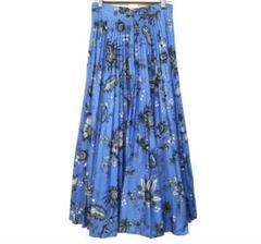 【タグ付き】ERDEM アーデム　花柄フレアワンピース ロング　ネイビー タグ付き】ERDEM アーデム 花柄フレアワンピース ロング