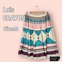 Lois CRAYON ロイスクレヨン ひざ丈スカート サイズM 日本製のサムネイル