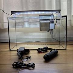 テトラガラス水槽 LED照明・フィルター、ヒーター、ファンセット
