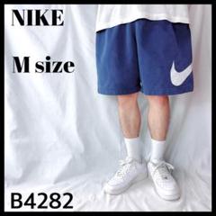 NIKE ナイキ ビッグロゴ スウェット ハーフパンツ 紺 ネイビー Ｍサイズ