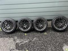 【work&Michelin】RYVER M009【4本セット】 楽天市場】中古 WORK RYVER M009 タイヤホイールセット 4本