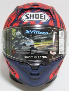 SHOEI X-fifteenマルケス ダズル(冬季テスト) XL(61-62) マルク・マルケスのウインターテスト仕様！ ショウエイ「X